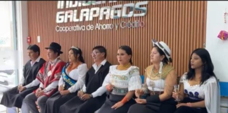 El viernes 20 de diciembre, la Cooperativa Indígenas Galápagos recibió a las candidatas a ├æusta Ecuador 2024-2025, ceremonia que se llevará a cabo el sábado 21 de diciembre en Cajabamba-Colta, un lugar emblemático que servirá como escenario para rendir homenaje a la diversidad y las raíces del pueblo ecuatoriano.