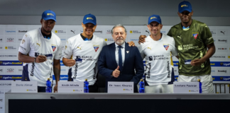 Liga Deportiva Universitaria (LDU) comienza la temporada 2025 con la ambición alcanzar el tricampeonato, el club presentó a sus cuatro refuerzos en una rueda de prensa encabezada por el presidente, Isaac ├ülvarez.
