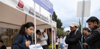 El 30 de enero, en los exteriores de la Escuela Superior Politécnica de Chimborazo, se llevó a cabo una jornada de prevención del VIH y otras Infecciones de Transmisión Sexual (ITS).