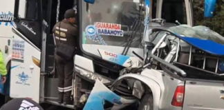 La vía Guaranda-Ambato volvió a ser escenario de una tragedia. La tarde del 21 de febrero, un fatídico accidente de tránsito cobró la vida de tres militares de la Fuerza Aérea Ecuatoriana (FAE) en el sector Yatzaputzán, en los límites entre Tungurahua y Bolívar.