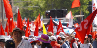 En Quito, la mañana del 8 de marzo de 2025, se reunió el consejo nacional del PSE. Los dirigentes y militantes de la organización analizaron sobre la postura partidista de cara a la segunda vuelta presidencial del 13 de abril de 2025.