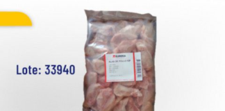 La Agencia Nacional de Regulación, Control y Vigilancia Sanitaria (Arcsa) emitió una advertencia pública este 23 de abril, tras detectar la presencia de Salmonella spp, en un lote del producto “Alas de Pollo IQF”, comercializado por la marca Eureka Food Service.