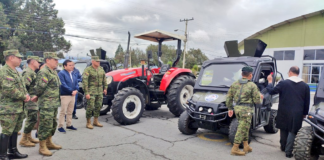 El Ministerio de Agricultura y Ganadería (MAG), a través de la Dirección Distrital de Chimborazo, entregó siete vehículos Polaris, dos motocultores y un tractor agrícola, a la Brigada de Caballería Blindada N┬░11┬á Galápagos, ubicada en Riobamba, como parte de la articulación interinstitucional que se desarrolla en beneficio de la provincia.