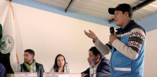 El pasado 6 de mayo, la comunidad de Guangras, ubicada en la parroquia Achupallas del cantón Alausí, fue sede de una sesión extraordinaria de la Comisión de Límites, convocada para analizar el avance del Proyecto de Ley de Fijación de Límites Territoriales.