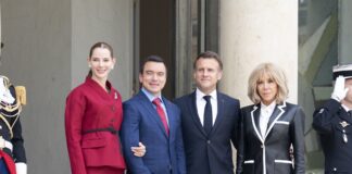 El presidente de Ecuador, Daniel Noboa, concluyó su gira internacional con una visita oficial a Francia, última escala de un recorrido que incluyó seis países.