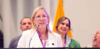 La legisladora nacional por Acción Democrática Nacional (ADN), Annabella Azín, será la encargada de dirigir la sesión de instalación de la nueva Asamblea Nacional, que se llevará a cabo el próximo martes 14 de mayo en Quito.