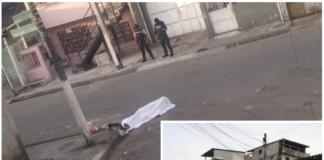 La tranquilidad de un amanecer común en la cooperativa Los ├Ültimos Seremos los Primeros, en el sur de Guayaquil, fue violentamente interrumpida el viernes 20 de junio. A las 06H20 de la mañana, Javier Oswaldo Bonilla Colcha, cabo segundo de la Policía Nacional, oriundo de Chimborazo, fue asesinado a tiros cuando dos delincuentes intentaron robarle la motocicleta en la que se desplazaba, a pocos metros de su domicilio.