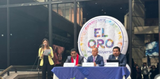 El lunes 23 de junio de 2025, se llevó a cabo en Hall de Piedra la Prefectura de Chimborazo, una rueda de prensa que tuvo como objetivo, la promoción de la vitrina turística y gastronómica y de emprendimientos de la provincia de El Oro, destacando su riqueza cultural y productiva ante autoridades y medios de comunicación locales.