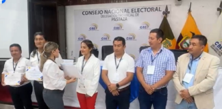 En un proceso democrático que marca el inicio de una nueva etapa política para la provincia, este martes se realizó la elección de los representantes de los GADs parroquiales ante la Cámara Provincial de Pastaza para el periodo 2025ÔÇô2027. La jornada se llevó a cabo a través del Colegio Electoral, con el aval de la Delegación del Consejo Nacional Electoral (CNE).