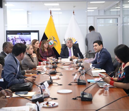 La Comisión del Derecho al Trabajo y la Seguridad Social, liderada por el legislador Ecknner Recalde, conoció este miércoles las observaciones formuladas por el presidente de la República, Daniel Noboa Azín, al Proyecto de Ley Orgánica Reformatoria al Código del Trabajo para Dignificar el Trabajo del Hogar.