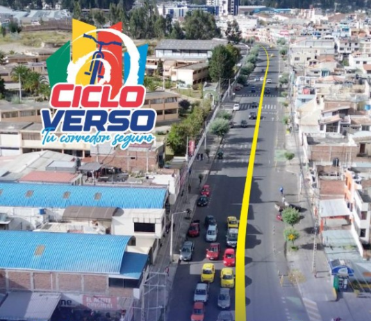 El Municipio de Riobamba, a través de la Dirección de Movilidad y la Dirección de Participación Ciudadana, ha puesto en marcha el proyecto “CicloVerso”, una ciclovía que será construida en la parte central de la avenida Antonio José de Sucre, en el tramo comprendido entre la avenida Edelberto Bonilla y la prolongación de la calle Jaime Roldós Aguilera (redondel UNACH).