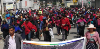 La Fiscalía de Chimborazo esperaba al dirigente indígena Fernando Guamán, presidente de la Confederación del Movimiento Indígena de Chimborazo (Comich), para que rinda su versión en una investigación por el presunto delito de paralización de servicios públicos.