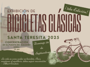 La nostalgia y la pasión por el ciclismo retro volverán a llenar de color las calles de Santa Teresita este domingo 28 de septiembre, con la 2da Edición de la Exhibición de Bicicletas Clásicas, un evento que promete transportar a los asistentes a un viaje al pasado sobre dos ruedas.