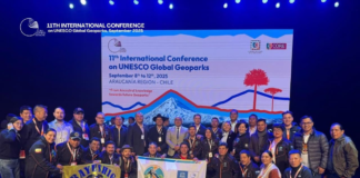 Con un acto cultural celebrado en el Museo Nacional Ferroviario Pablo Neruda, en Temuco, Chile, se inauguró oficialmente la 11.┬¬ Conferencia Mundial de Geoparques UNESCO, encuentro que reúne a representantes de 232 geoparques de todo el mundo para intercambiar experiencias en torno a la conservación, la investigación y el desarrollo sostenible.