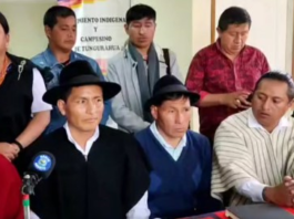 El Movimiento Indígena y Campesino de Tungurahua (MIT) emitió un pronunciamiento en Ambato este 22 de septiembre, en el que anunció la instalación de asambleas permanentes en comunas y pueblos de la provincia.