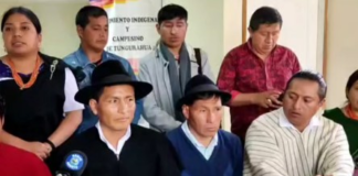 El Movimiento Indígena y Campesino de Tungurahua (MIT) emitió un pronunciamiento en Ambato este 22 de septiembre, en el que anunció la instalación de asambleas permanentes en comunas y pueblos de la provincia.