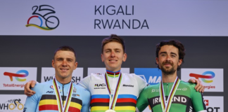 La Locomotora del Carchi, que venía de mostrar buenas sensaciones con su tercer puesto en el Tour de Luxemburgo, estuvo en el pelotón de punta durante gran parte de la prueba.