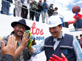Con la participación de autoridades municipales, provinciales, ciudadanía y medios de comunicación, este viernes 17 de octubre, se llevó a cabo la Minga Juntos por el Agua en la Planta de Tratamiento de Agua Potable Molobog, ubicada en la parroquia Licto.