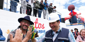 Con la participación de autoridades municipales, provinciales, ciudadanía y medios de comunicación, este viernes 17 de octubre, se llevó a cabo la Minga Juntos por el Agua en la Planta de Tratamiento de Agua Potable Molobog, ubicada en la parroquia Licto.