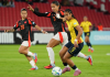 Ecuador cayó en la Liga de Naciones Femenina La Selección Ecuatoriana Femenina no pudo mantener su racha ganadora y perdió 2-1 ante Colombia en el estadio Rodrigo Paz Delgado, por la segunda fecha de la Liga de Naciones Femenina.