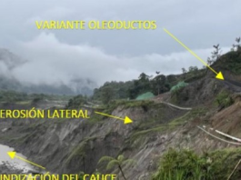 La petrolera estatal Petroecuador declaró la emergencia en el Sistema de Oleoducto Transecuatoriano (SOTE) en un tramo ubicado en la provincia amazónica de Napo, mediante resolución PETRO-PGG-2025-0076-RSL El documento señala como evento inmediato la reciente actividad del volcán El Reventador, que el 12 de octubre provocó una importante caída de ceniza, flujos de lodo y un incremento en la inestabilidad del terreno.