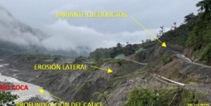 La petrolera estatal Petroecuador declaró la emergencia en el Sistema de Oleoducto Transecuatoriano (SOTE) en un tramo ubicado en la provincia amazónica de Napo, mediante resolución PETRO-PGG-2025-0076-RSL El documento señala como evento inmediato la reciente actividad del volcán El Reventador, que el 12 de octubre provocó una importante caída de ceniza, flujos de lodo y un incremento en la inestabilidad del terreno.