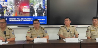 Por el feriado del Día de los Difuntos y la Independencia de Cuenca, la Policía Nacional, en coordinación con otras entidades, desplegará un operativo de seguridad. Este empezará el viernes, 31 de octubre de 2025, desde las 12:00.