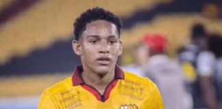 El debut oficial de Johan García, un mediocampista ofensivo de 17 años, empieza a escribir su historia en el primer plantel del Barcelona SC. Su estreno fue en el empate 1-1 frente a Aucas en el Monumental, donde sumó sus primeros ocho minutos como profesional.
