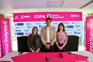 ┬áPor primera vez en la historia, el país será anfitrión de un torneo avalado por la WomenÔÇÖs Tennis Association (WTA). Se trata de la Copa Banco Guayaquil WTA 125, que se disputará del 1 al 7 de diciembre de 2025 en las canchas de arcilla del Quito Tenis y Golf Club, uno de los escenarios más emblemáticos del país.