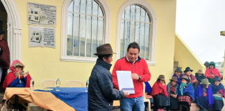 El Ministerio de Agricultura, Ganadería y Pesca (MAGP), a través de la Dirección Distrital de Chimborazo, formalizó la entrega del primer estatuto legal a la Comuna Guantul Central Grande, ubicada en la parroquia Flores.