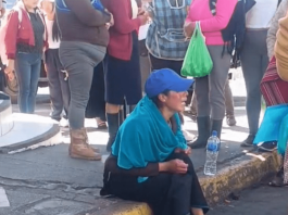 La tarde del viernes 17 de octubre de 2025, un hecho inusual causó conmoción entre comerciantes y transeúntes que se encontraban en las inmediaciones del mercado Oriental de Riobamba. Una mujer de aproximadamente 30 años de edad fue vista sentada sobre la vereda, gritando desesperadamente y realizando movimientos involuntarios, lo que generó preocupación entre quienes presenciaron la escena.