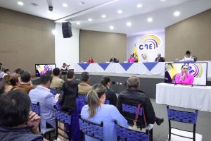 El Pleno del Consejo Nacional Electoral (CNE) aprobó, este 15 de octubre, la convocatoria y la agenda que se cumplirá en el Consejo Consultivo Nacional de las organizaciones políticas y sociales para el Referéndum y Consulta Popular 2025.