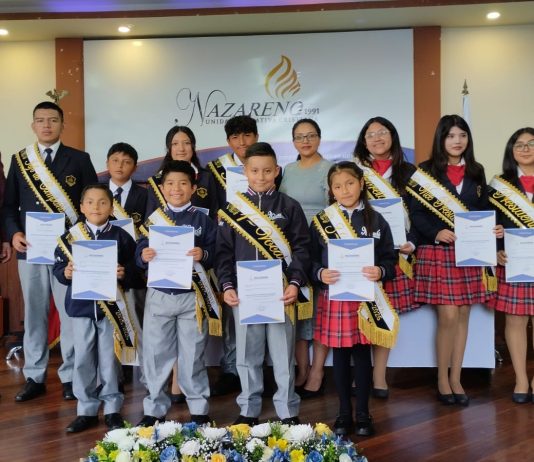 El martes 25 de noviembre de 2025 a partir de las 10H00en el auditorio de la institución educativa, la Unidad Educativa Cristiana “Nazareno”, realizó el acto de posesión oficial del Consejo Estudiantil, período 2025-2026. El evento contó con la presencia de autoridades, docentes, estudiantes, padres de familia, invitados especiales y ciudadanía en general.