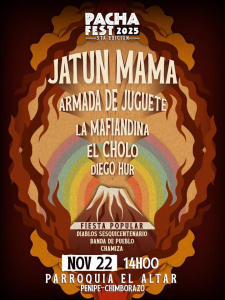 La parroquia El Altar, en el cantón Penipe, es el escenario de la quinta edición del Pacha Fest 2025, un encuentro que se ha consolidado como el festival de agroecología más importante del Ecuador.