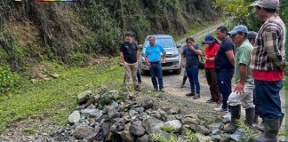 Con el firme compromiso del prefecto Aníbal Coronel Monar, la Prefectura de Bolívar continúa fortaleciendo las acciones para mejorar el acceso al agua de riego en la provincia. En esta ocasión, se desarrolló una inspección técnica como parte del proyecto “Estudios de factibilidad y diseño definitivos para la construcción del sistema de riego en los sectores Atiacahua, Guarumal, Panecillo, Bola de Oro y Vaquería”, en el cantón Chillanes.