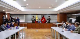 En una audiencia celebrada ante la Corte Nacional de Justicia, el 28 de noviembre de 2025, dos exjueces condenados dentro del caso Plaga ofrecieron disculpas públicas tal como les disponía la sentencia del caso.