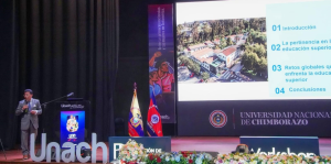 Con un auditorio lleno y un ambiente académico vibrante, la Universidad Nacional de Chimborazo desarrolló el 26 de noviembre la inauguración del XI Workshop Internacional de Ciencia, Tecnología, Innovación y Saberes, un encuentro que, en su undécima edición, convocó a investigadores, docentes, estudiantes y expertos provenientes de distintos países.