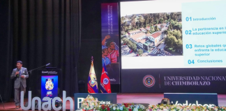 Con un auditorio lleno y un ambiente académico vibrante, la Universidad Nacional de Chimborazo desarrolló el 26 de noviembre la inauguración del XI Workshop Internacional de Ciencia, Tecnología, Innovación y Saberes, un encuentro que, en su undécima edición, convocó a investigadores, docentes, estudiantes y expertos provenientes de distintos países.