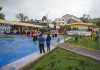 El Municipio de Riobamba oficializó la entrega del área recreativa de la Unidad Educativa Intercultural Bilingüe Sangay, ubicada en la comunidad Puruhuay San Gerardo, parroquia Pungalá. Una intervención para las mejoras en pintura y cemento, siendo un compromiso sostenido con la inclusión, el desarrollo rural y el fortalecimiento del tejido comunitario en uno de los sectores con mayor riqueza cultural del cantón.
