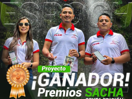 La Escuela Superior Politécnica de Chimborazo (ESPOCH) obtuvo resultados sobresalientes en los Premios Sacha 2025, certamen latinoamericano que reunió 174 proyectos orientados a enfrentar los desafíos del cambio climático mediante soluciones científicas, tecnológicas y comunitarias.