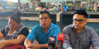 En una rueda de prensa, Marcelo Ladino, presidente de la Asociación de Comerciantes del Mercado Mariscal, anunció que los 119 socios se declaran formalmente opuestos a la construcción del nuevo mercado proyectado por el Municipio de Pastaza.