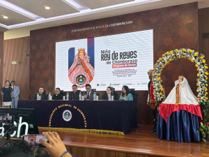 La Universidad Nacional de Chimborazo (UNACH) dio a conocer este miércoles 3 de diciembre del 2025, mediante una rueda de prensa, la agenda de actividades del Niño Rey de Reyes Chimborazo 2025-2026, festividad religiosa y cultural en la que este año la institución asume el rol de prioste.