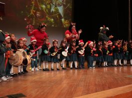 Este 18 de diciembre, desde las 09h00, el Teatro León fue el escenario del evento navideño de los Centros de Desarrollo Infantil Wawa Wasi, iniciativa impulsada por la Dirección de Desarrollo Social y Humano del Municipio de Riobamba.