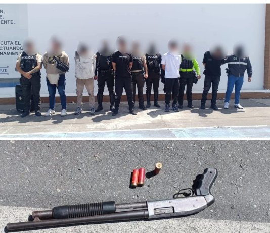 Un intento de secuestro a mano armada registrado la mañana del 15 de diciembre encendió las alertas de seguridad en Riobamba. El hecho ocurrió en plena vía pública, frente a la Terminal Terrestre, uno de los sectores de mayor afluencia de la ciudad, y dio paso a una persecución policial ininterrumpida que culminó con la aprehensión de cinco presuntos secuestradores.