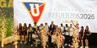 Liga Deportiva Universitaria mostró algunas de sus cartas nuevas para la temporada 2026, el club albo presentó a sus refuerzos ante los tarjetahabientes Liguista, en un evento organizado por una de las marcas auspiciantes, este 14 de enero.