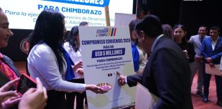 El Ministerio de Desarrollo Humano formalizó la firma de convenios interinstitucionales de servicios sociales para el año 2026, a través de los cuales asignará un presupuesto total de 5 millones de dólares para la ejecución de programas de desarrollo infantil, atención a personas con discapacidad, cuidado de adultos mayores y acciones de protección especial en la provincia de Chimborazo.