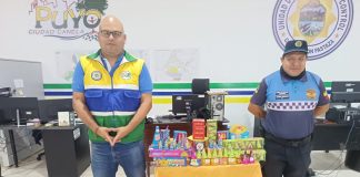 En cumplimiento de la Ordenanza N.° 059-2024, que regula y controla la comercialización y el uso de fuegos artificiales en el cantón Pastaza, las autoridades competentes ejecutaron operativos de control durante el feriado de Navidad y Fin de Año, con el objetivo de garantizar la seguridad ciudadana.