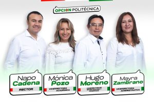 Napoleón Cadena, exalcalde de Riobamba y actual docente de la Escuela Superior Politécnica de Chimborazo (ESPOCH), participará como candidato al rectorado de esta institución de educación superior. Su postulación se da con el respaldo del Movimiento Alternativa Politécnica, una agrupación interna que busca la conducción académica, administrativa y científica de la universidad.