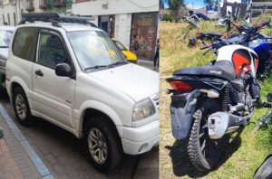 Durante operativos de patrullaje preventivo ejecutados en distintos sectores de Riobamba y la parroquia Quimiag, en la provincia de Chimborazo, la Policía Nacional recuperó varios vehículos que registraban reporte de robo, como parte de las acciones de control que se mantienen de forma permanente en la jurisdicción.